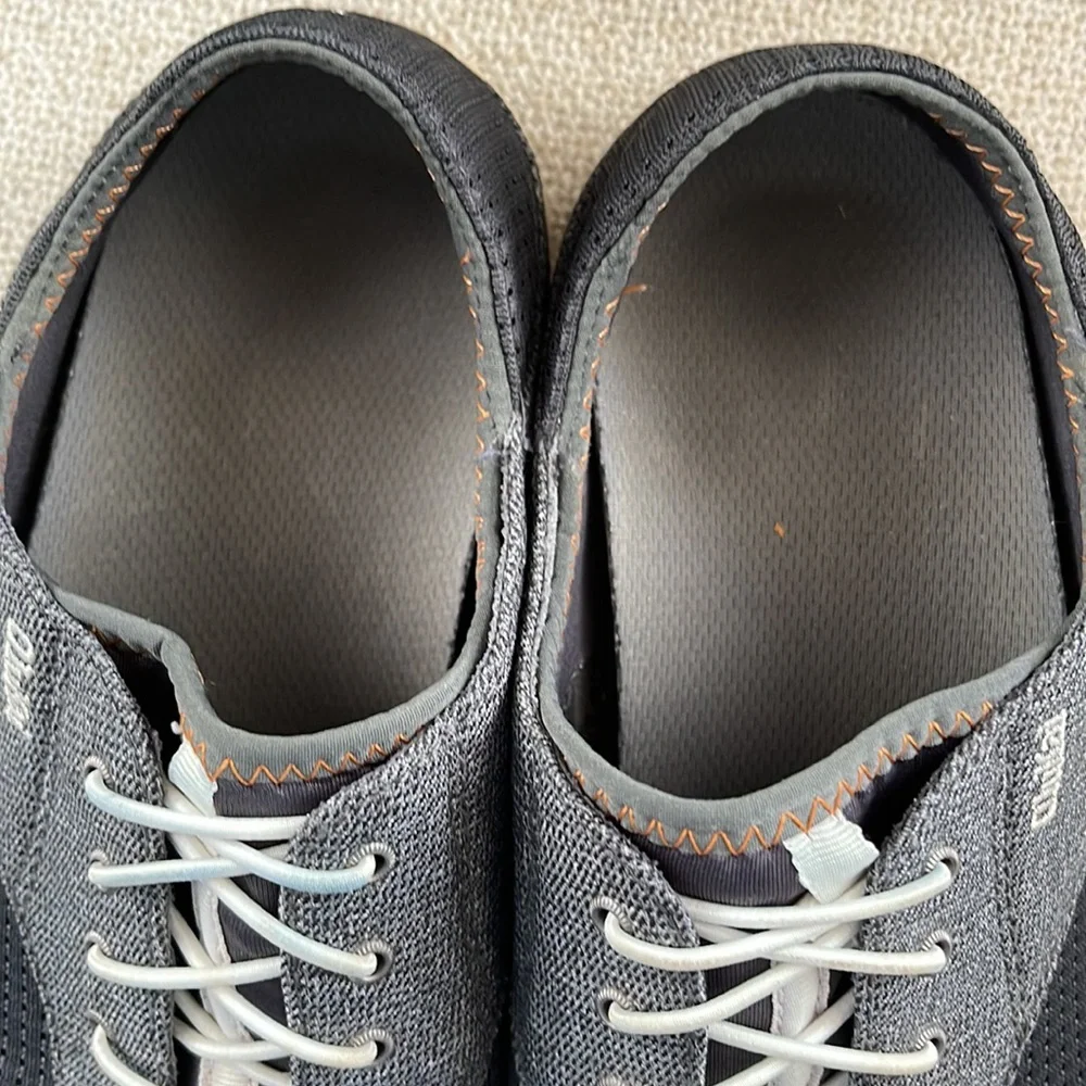 Olukai Nohea Moku Men’s No Tie Boat Shoes 9